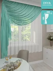 Тюль вуаль для гостиной спальни детской