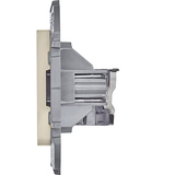 Розетка компьютерная RJ45 категория 5e UTP - Legrand Inspiria - слоновая кость — фото 5