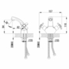 Lemark Partner LM6546C Смеситель для раковины Хром