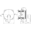 Ideal Standard Connect Air A7034AA Смеситель встраиваемый на 1 потребителя