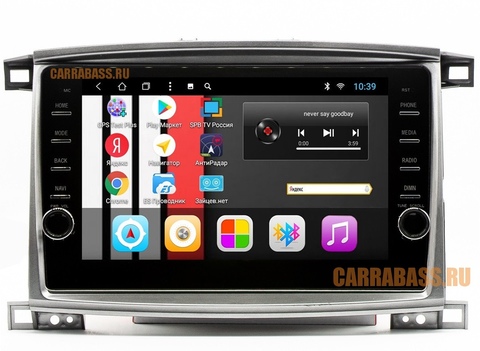 Магнитола Toyota Land Cruiser 100 (2003-2007) Android 10 4/64GB IPS DSP 4G модель CB-1065TS10