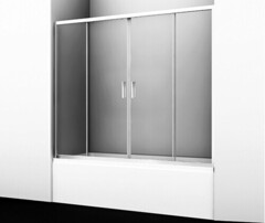 WasserKRAFT Lippe 45S02-170 Шторка для ванны, цвет: хром фото