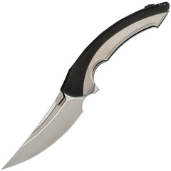 Фото Складной нож Rike Knife Lamella Black DLC , сталь M390, рукоять титан