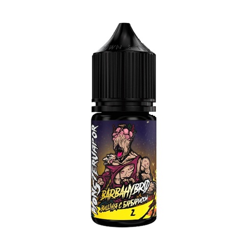 Жидкость MONSTERVAPOR Salt 2% 30 ml - Barbahybrid (вишня с барбарисом)