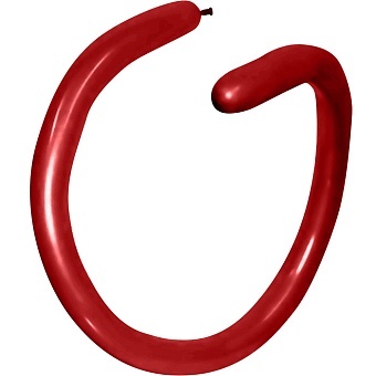 Шар S ШДМ 260/ 5*150 см, Пастель, Королевский красный (016), 50 шт.