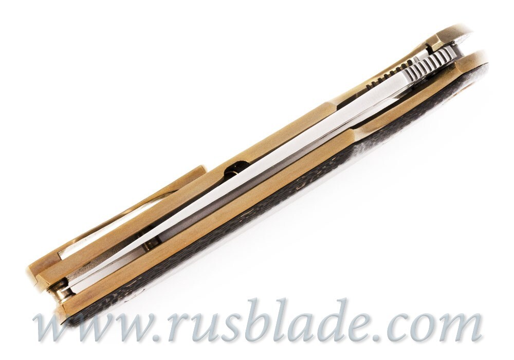 Cheburkov Golden Raven Damascus limited Gold Plated - фотография 