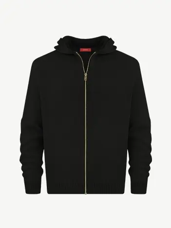 Толстовка на замке из шелка
