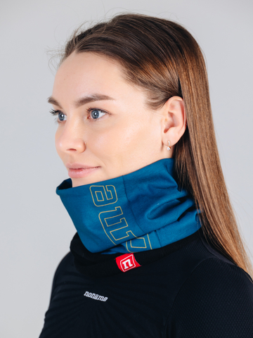 Гибридный флисовый бафф Noname Fleece Neckwarmer medium blue