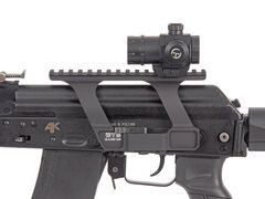 Коллиматорный прицел Target Optic 1x21, на Weaver/Picatinny, закрытого типа, красная марка, точка 2 MOA, CR1620, алюминий, 135 г
