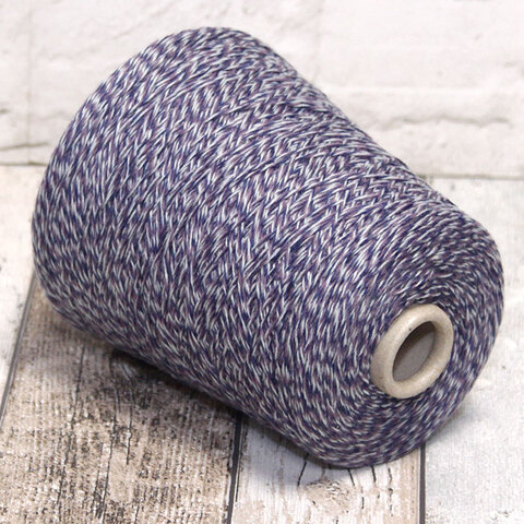 Кашемир LORO PIANA TWIST COARSEHAIR 3/13 серо-сине-сиреневый, мулине