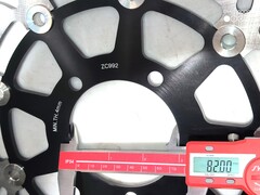 Диск тормозной передний лепестковый на TRIUMPH Daytona 675 / Street Triple 660, 675 / Thruxton 1200 / Bonneville 1200 / 2013-2026 г.в.