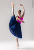 O3 two-sided rehearsal skirt | dark_sapphire-ultramarine