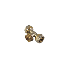 Тройник СТМ с наружной резьбой 20 x 1/2" x 20 мм для металлопластиковых труб