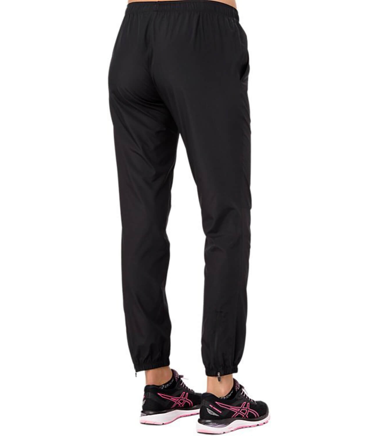 Asics Silver Woven Pant женские спортивные брюки черные - 4