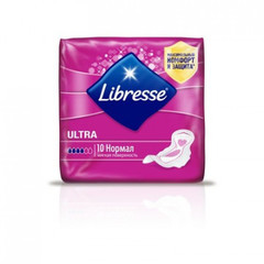 Прокладки женские гигиенические Libresse Ultra Normal 10шт
