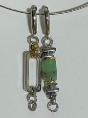 Асимметрия (серьги из бижутерного сплава)