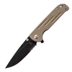 Фото Складной нож Kizer Justice, сталь N690, рукоять G10 Tan