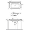 Kerasan Waldorf 4144K1bi/cr*1 Раковина подвесная