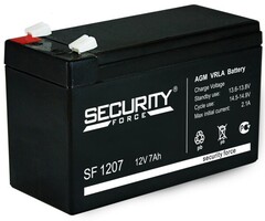 SF 1207 Аккумулятор 12В 7 А∙ч Security Force
