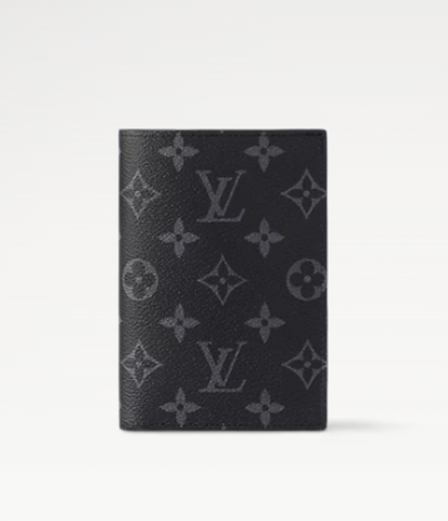 Обложка для паспорта Louis Vuitton Monogram Eclipse