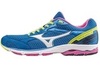 Марафонки женские Mizuno Wave Aero 14 синие (Распродажа) - 5