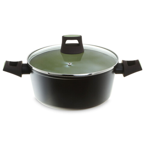 Кастрюля с крышкой, 2,2 л, диам. 20 см KITCHENSTAR Avocado Nova арт.A123FAK-0520