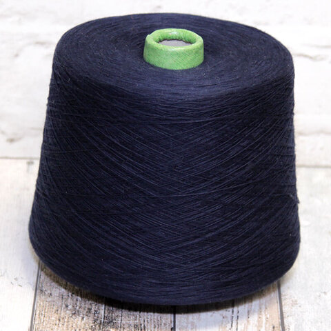 Хлопок 100% TESSILI BRESCIANE TEXAS 3/50 темно-синий
