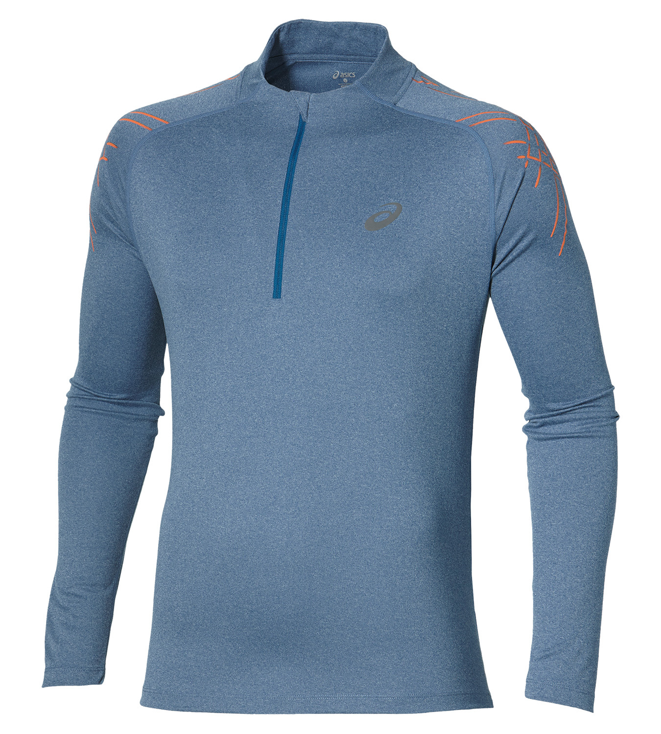 ASICS STRIPE LS 1/2 ZIP мужская рубашка для бега - 2