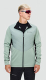 Премиальный костюм для лыж и зимнего бега Nordski Hybrid Pro 2.0 Ice Mint/Black мужской