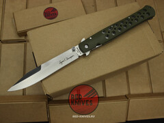 Нож Cold Steel 26C Ti-Lite 6 Lynn Thompson Signature - рукоять зеленый нейлон