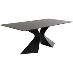 Стол обеденный Gloria Outdoor Ceramic Black 180x90 см