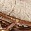 Кресло Папасан ( PAPASAN 23/01 W) /с подушкой и ремешками/ Pecan (орех)