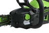 Цепная пила аккумуляторная Greenworks Арт. 2008907UB, 60V, 40 см, бесщеточная, 2500 Вт, с 1хАКБ 4 Ач и ЗУ — фото 5