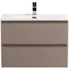 BelBagno KRAFT 39-700/390-2C-SO-СO База под раковину подвесная с фрезерованными ручками по всей длине фасада с 2 выкатн. ящ.,Бежевый Мат.,700x395x500