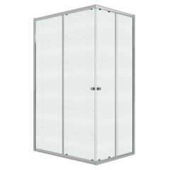 Душевое ограждение Niagara Eco NG-1012-14QMT (120х80х190) прямоугольник,раздвижное,хром,стекло матовое,1 место