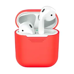 Чехол для наушников Apple AirPods 1 / 2, Red (Красный)