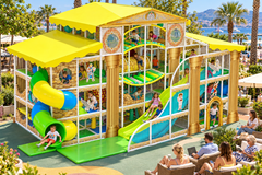 Уличный лабиринт «Олимп» 46,25 м² (9,25*5*4,8 м + 100см декор)