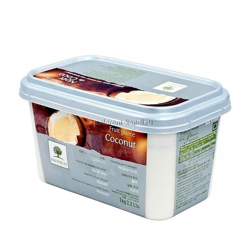 ПЮРЕ свежемороженое кокос 10% сахара 1 кг, RAVIFRUIT, ФРАНЦИЯ