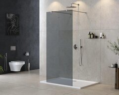 Cezares Liberta LIBERTA-L-2-110-120-GR-CR Душевая перегородка, цвет: хром фото