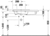 Duravit P3 Comforts 2333850060 Раковина мебельная