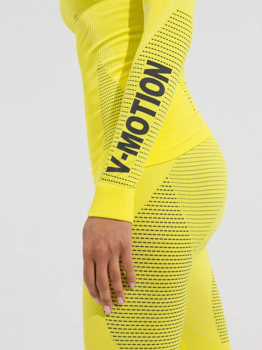 V-MOTION Alpinesports женское термобелье комплект неоновый - 6