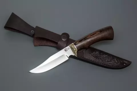 Нож Юнкер 95Х18, венге, мельхиор