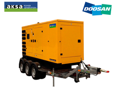 Дизельный генератор AKSA AD 710 на шасси с АВР