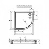 Riho D002021005 Душевой поддон 120х120 см