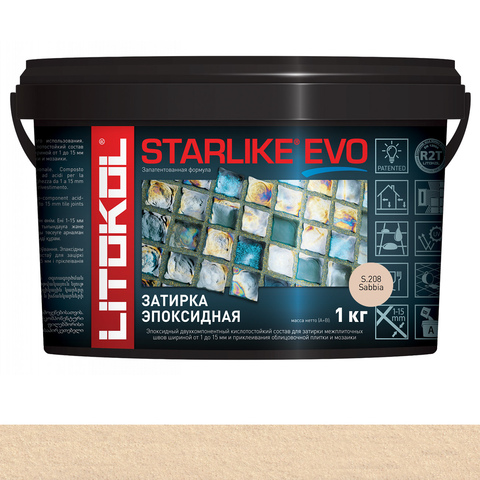Затирка STARLIKE EVO S.208 1 кг