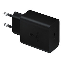 Сетевое зарядное устройство Samsung EP-TA845, USB-C + кабель Type-C, 45Вт, Black (Черный)