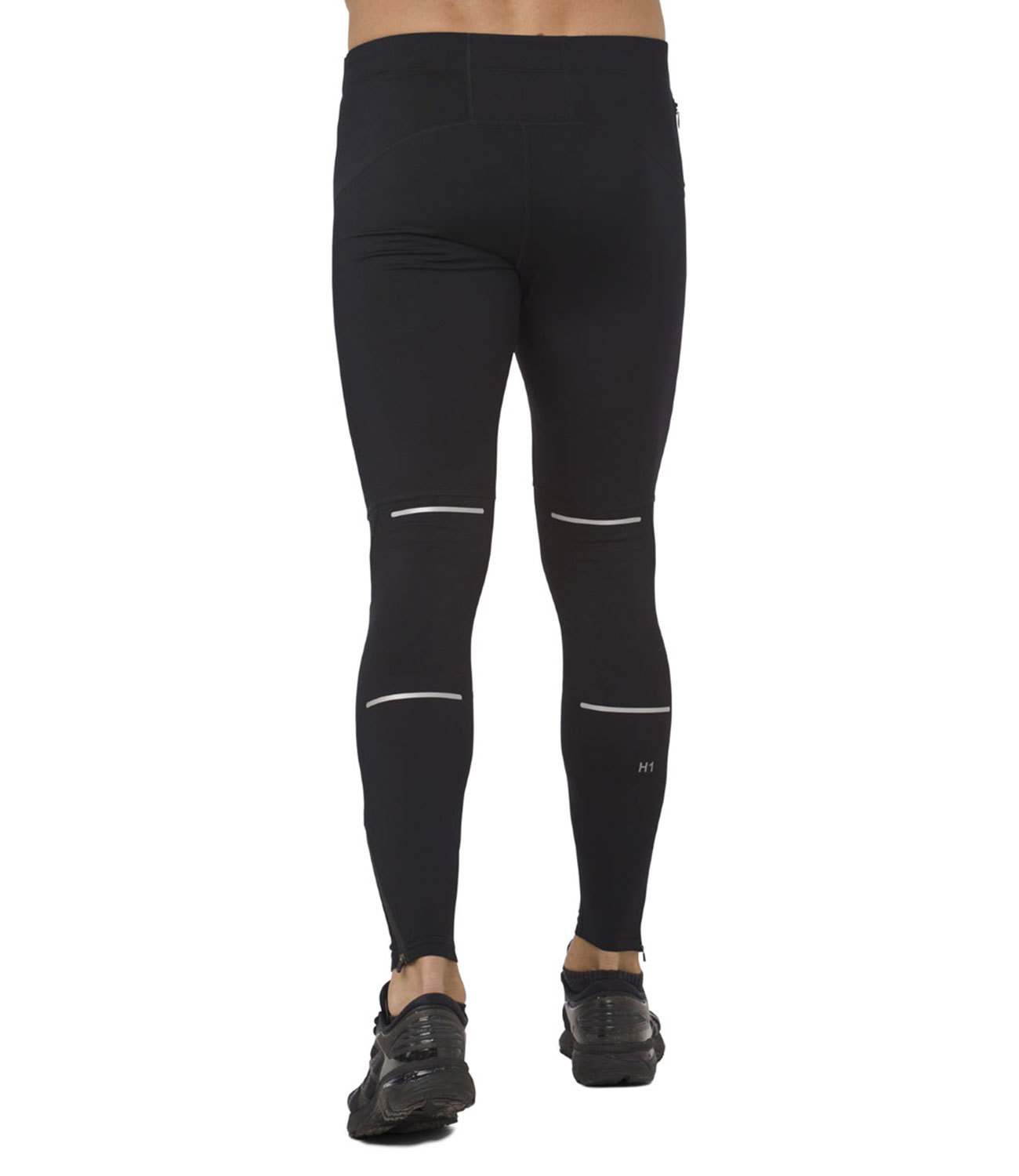 Asics Lite Show Winter Tight мужские беговые тайтсы черные - 3