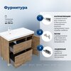 Aquanet 365925 Тумба с раковиной Nova Lite 2.0 90 L напольная цв. дуб рустикальный (365925)
