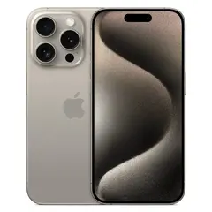 Смартфон Apple iPhone 15 Pro 256GB Dual Sim, Natural Titanium (Серый)