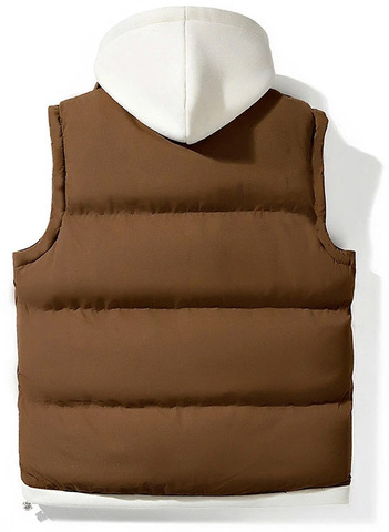 Картинка жилет Skully Wear FWDA-ZW28399 coffee - 3
